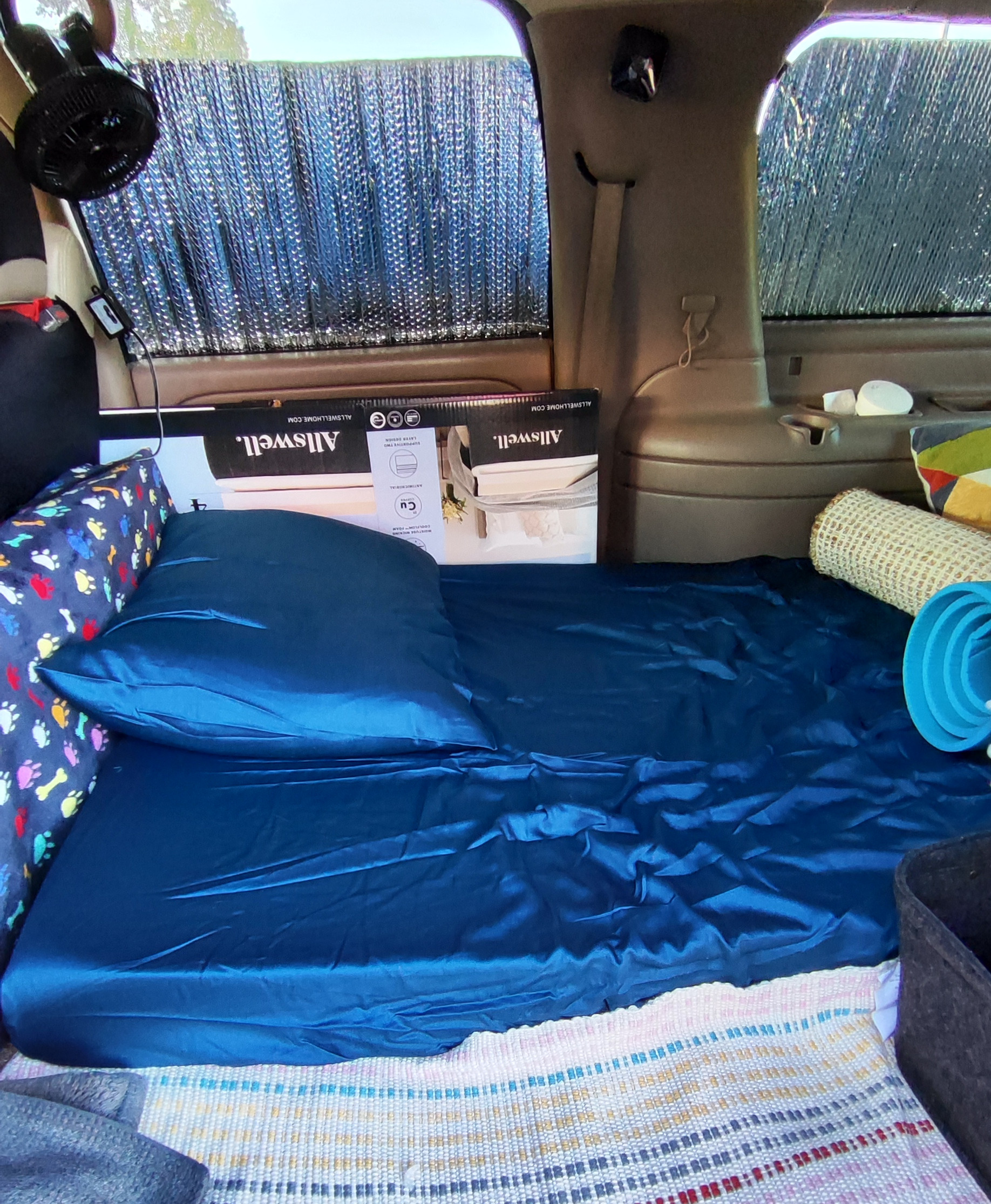 The One Bedroom Chevy Suburban interior.